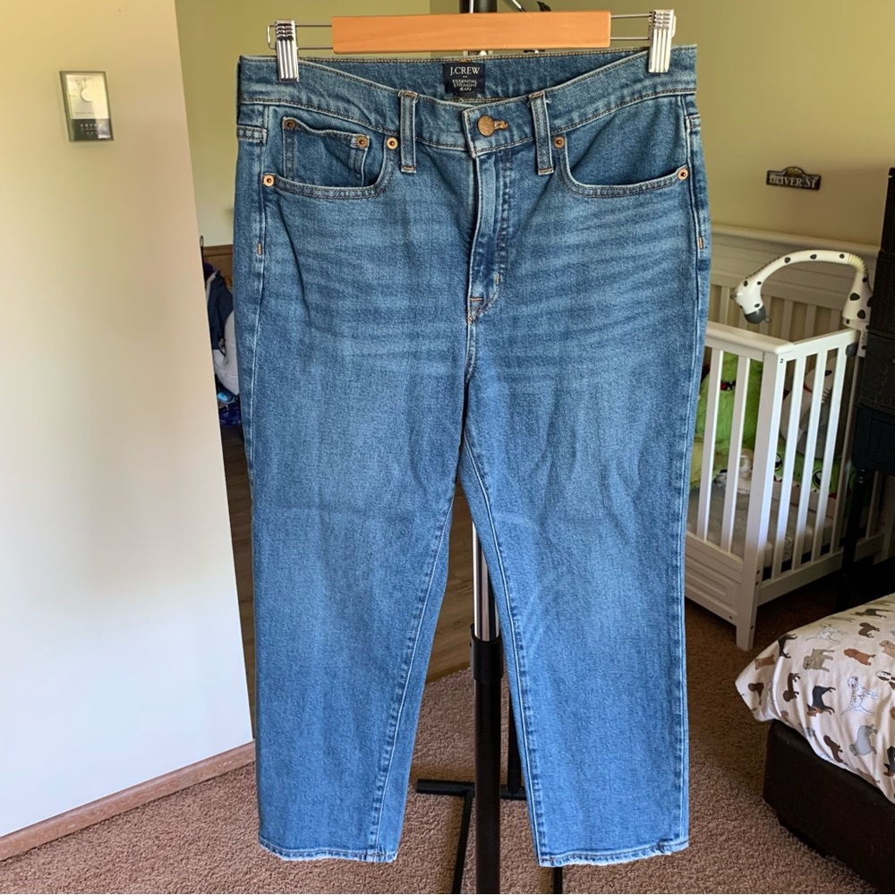 J. Crew Essential Straight Jeans 29 Petite